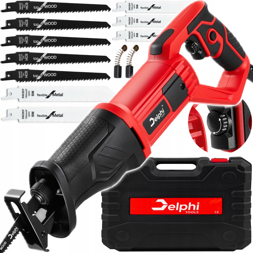 Szablyafűrész Elektromos Szúrófűrész Fa Fém Róka Farok Forgó