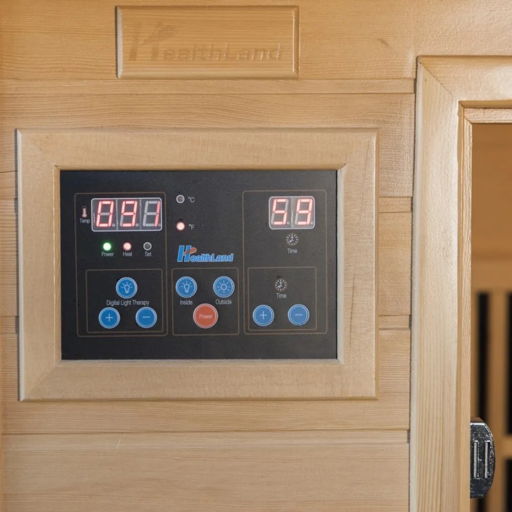 Sauna DeLuxe 4004 Carbon, világosbarna