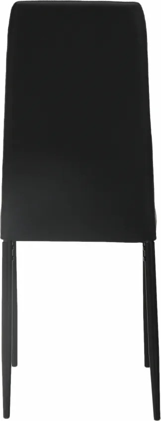 Étkező szék, sotétszürke/fekete, ENRA