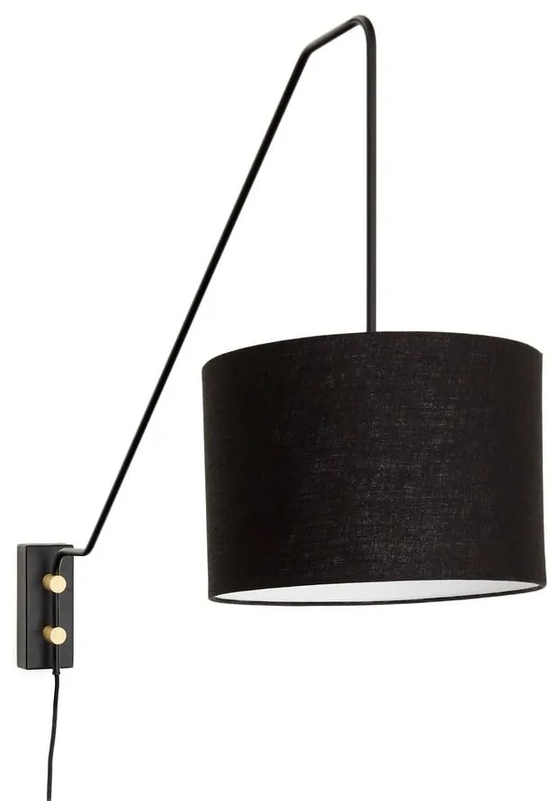 Fekete fali lámpa ø 25 cm Jex – Kave Home