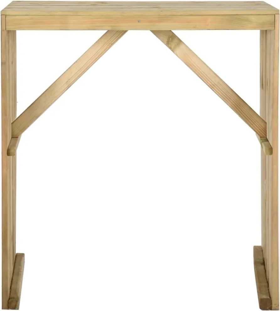 vidaXL impregnált fenyőfa bárasztal 100 x 60 x 110 cm