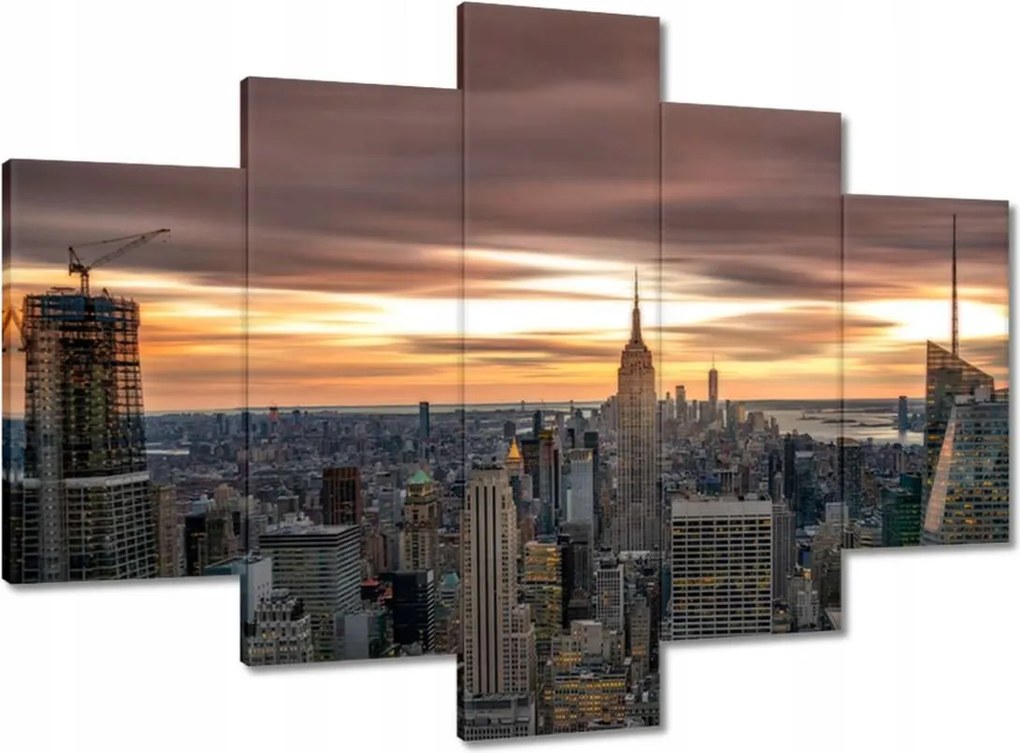 Festmények 150x105 New York felülnézet