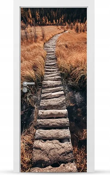 Furnér Kültéri Ajtó matrica Bútor öntapadós Könnyű Ragasztás