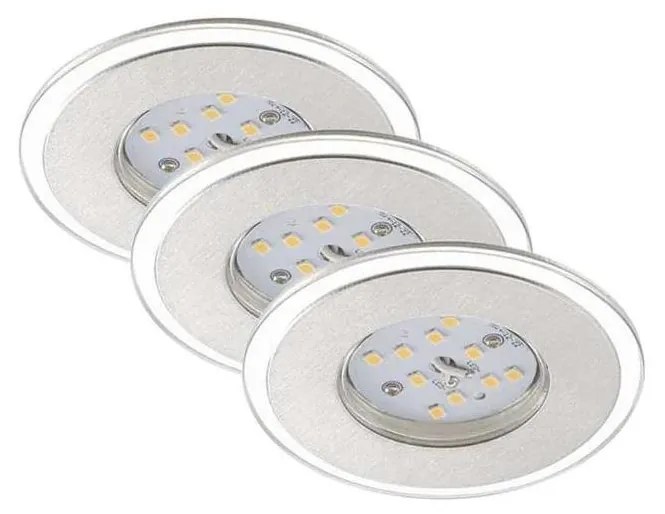 Briloner 7197-039-KÉSZLET 3x LED Dimmelhető fürdőszobai lámpa LED/4,5W/230V IP44