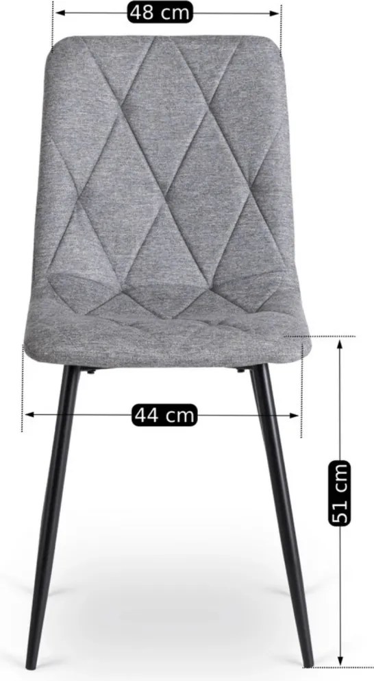 Szék szürke színben. ROBIN 2