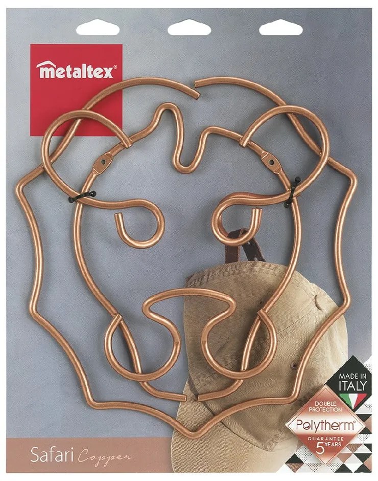 Oroszlán formájú fali akasztó, szélesség 27 cm - Metaltex