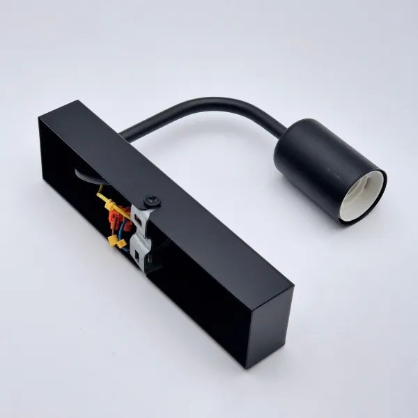 Fali lámpa ASTRID 1xE27/60W/230V matt fekete