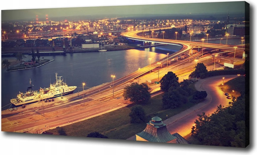 Vászonkép Szczecin Lengyelország 100x70 cm
