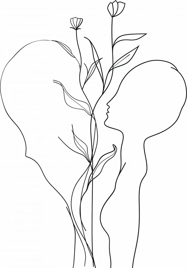 Poszter 56,6x86,4cm A szív és a természet kombinációja