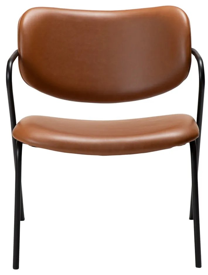 Konyakbarna bőrutánzat fotel Zed – DAN-FORM Denmark