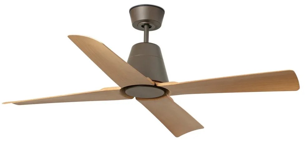 FARO 34106 - Mennyezeti ventilátor TYPHOON M barna á. 130 cm IP44 + távirányítás