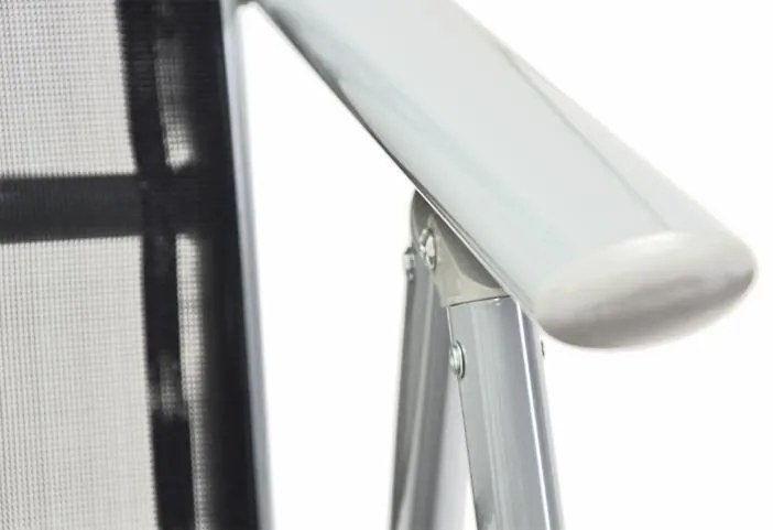 GARTHEN Kerti szék összecsukható 4 db fekete