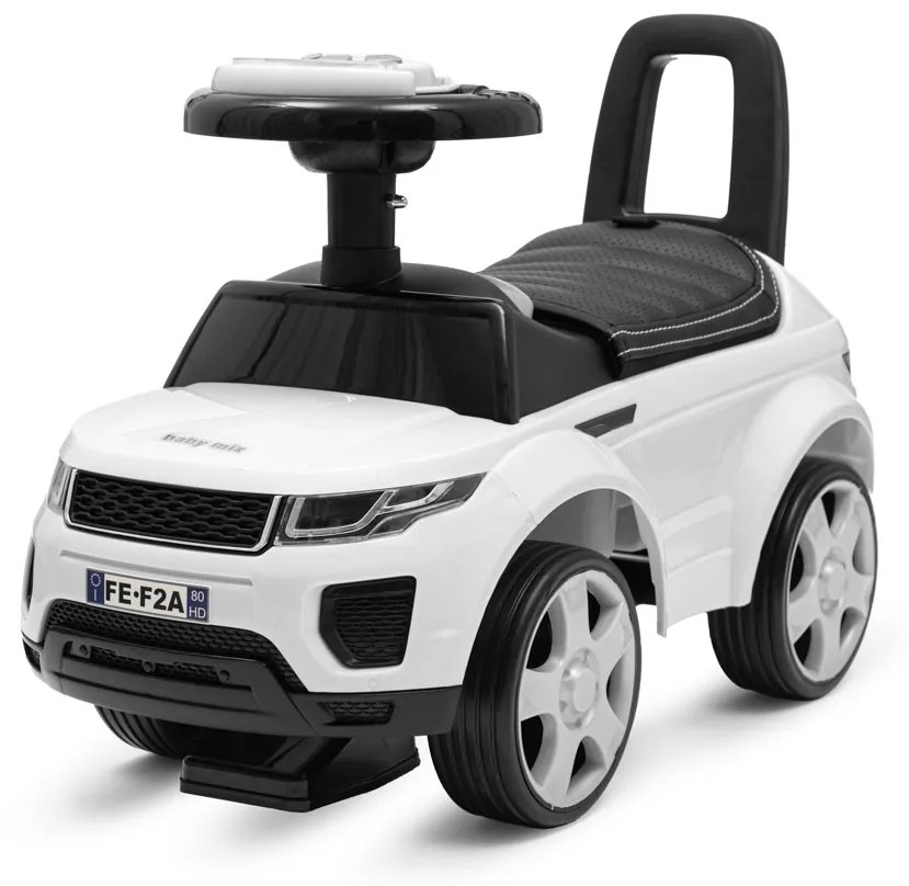 Baby Mix Prime SUV bébitaxi fehér bőrből