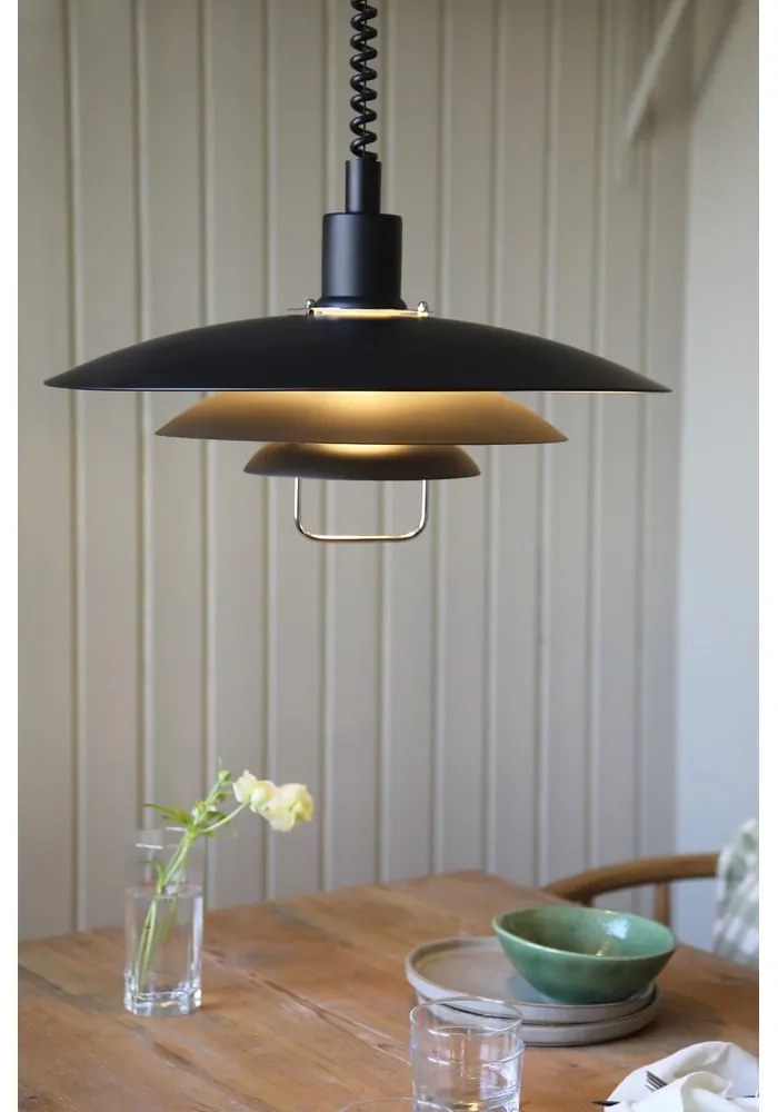 Kikrenes fekete függőlámpa, ø 48 cm - Markslöjd