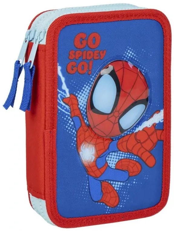 Pókember Spidey tolltartó töltött 2 emeletes