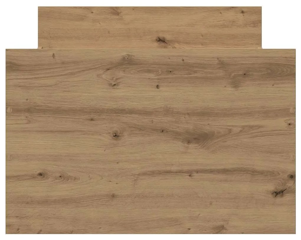 kézműves tölgy szerelt fa ágykeret matrac nélkül 100x200 cm