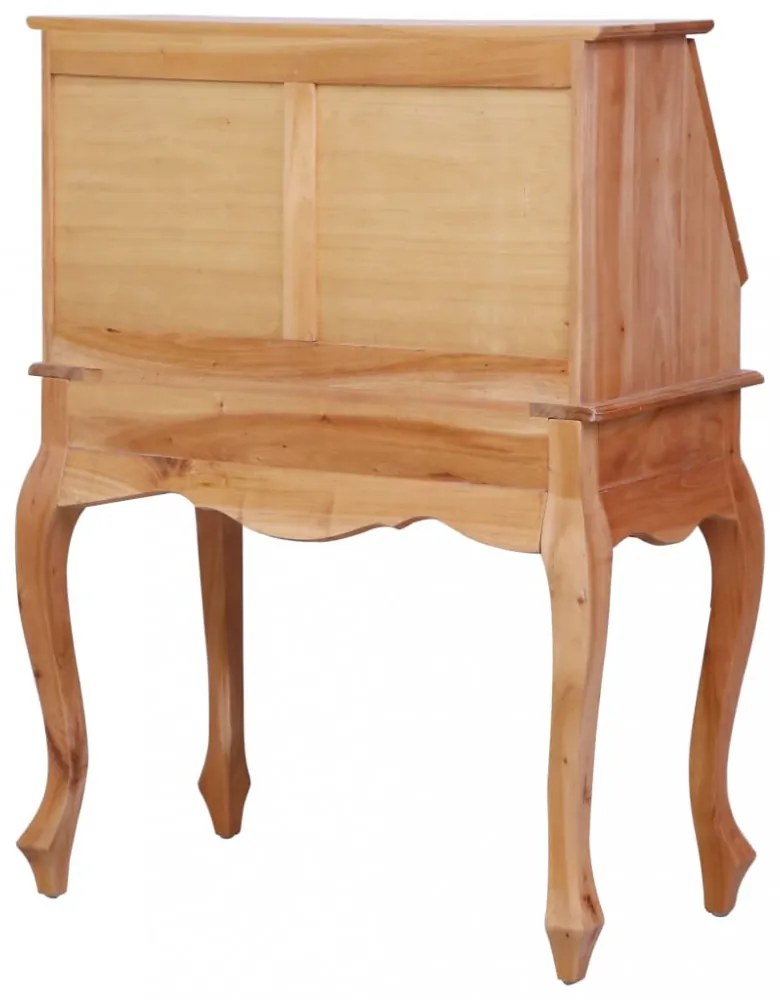 tömör mahagóni titkári íróasztal 78 x 42 x 103 cm