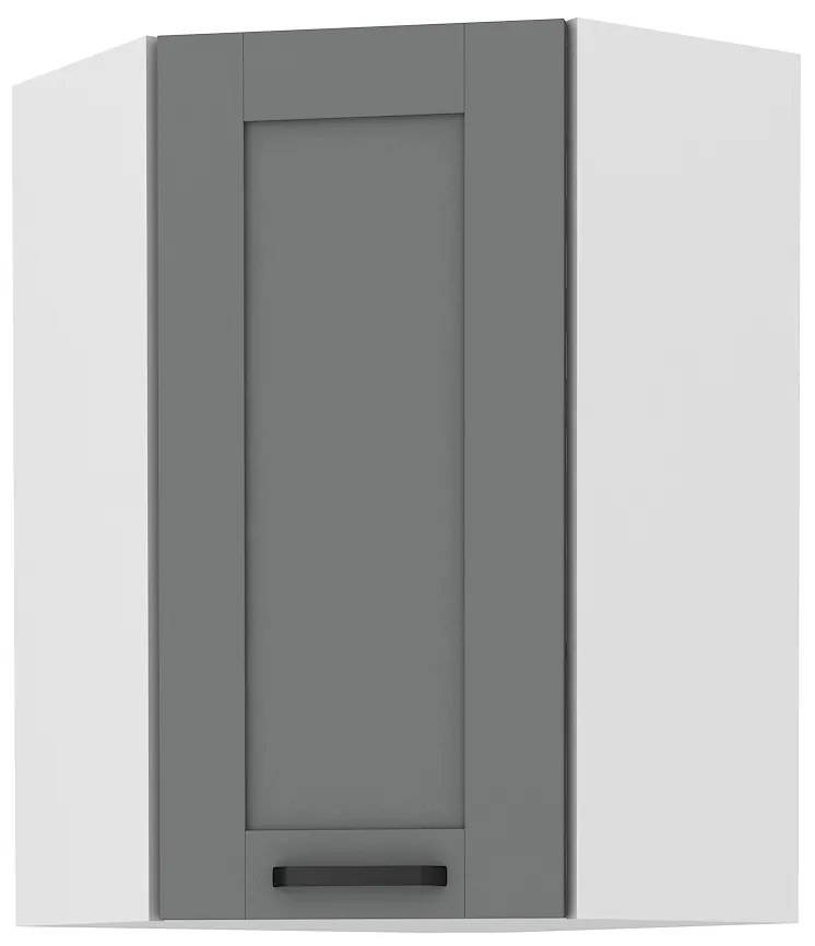 Felső sarok konyhaszekrény Lucid 58 x 58 GN 90 1F (dustgrey + fehér). 1045552