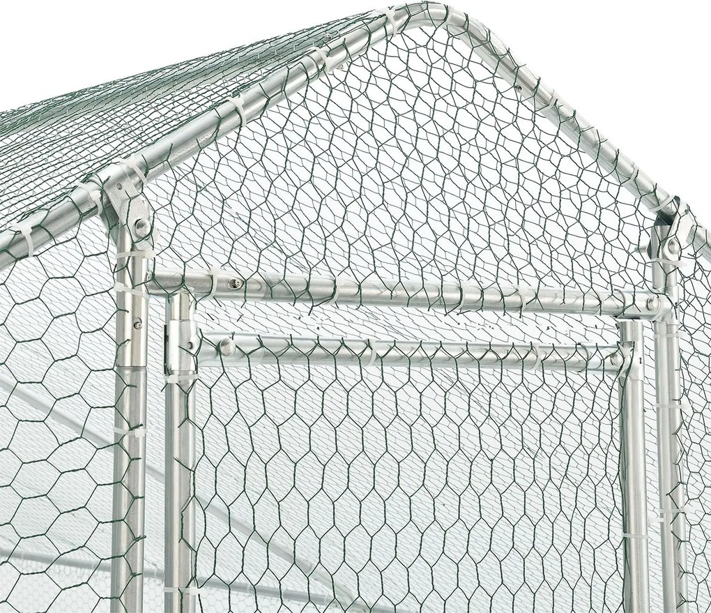 Juskys Csirkekifutó - 3x2x2m