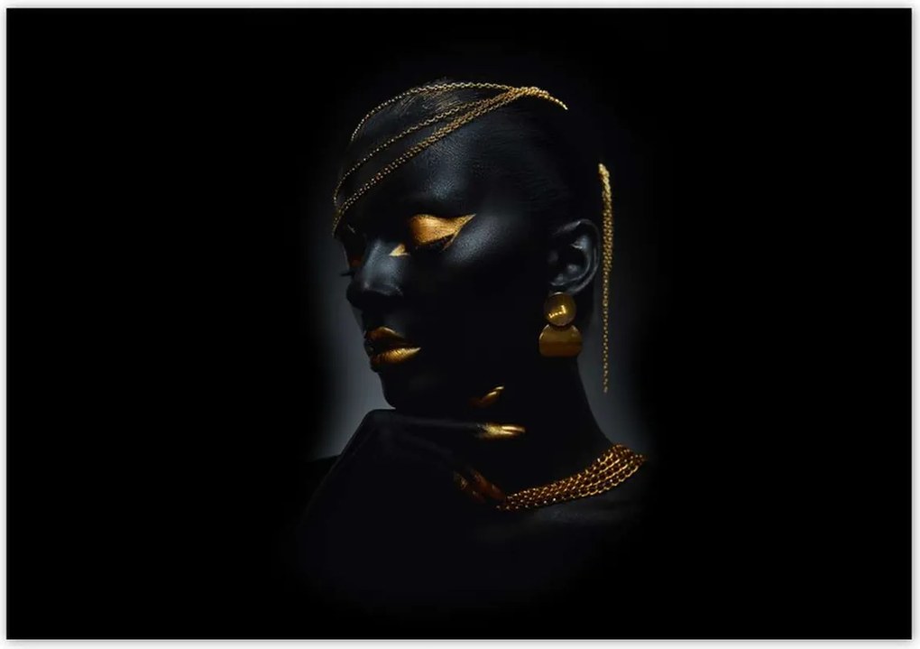 Fotótapéták 416x290 Aranyozott arc