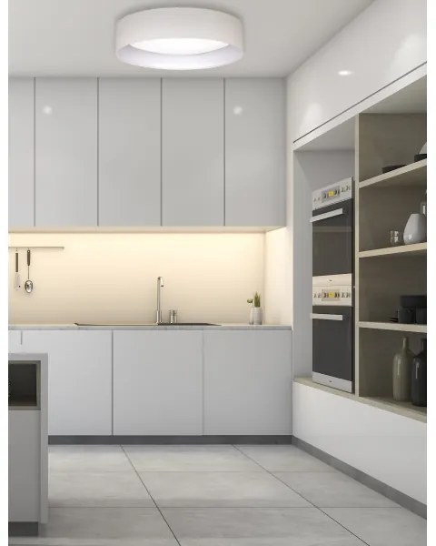 Duolla - LED Mennyezeti lámpa ROLLER LED/24W/230V átm. 45 cm krémes