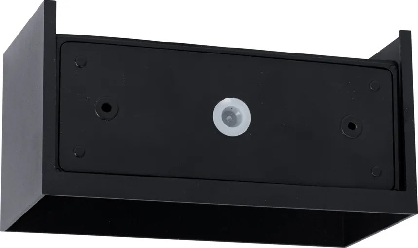 Kültéri fali lámpa fekete, beépített LED-del, 4 fényforrás, IP54 - Edwin