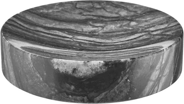 MARBLE márvány szappantartó, fekete