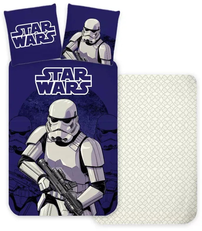 Star Wars Stormtrooper ágyneműhuzat 140×200cm, 70×90 cm