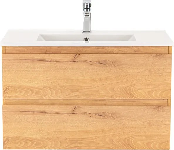 Vario Forte 80 alsó szekrény mosdóval tölgy-tölgy