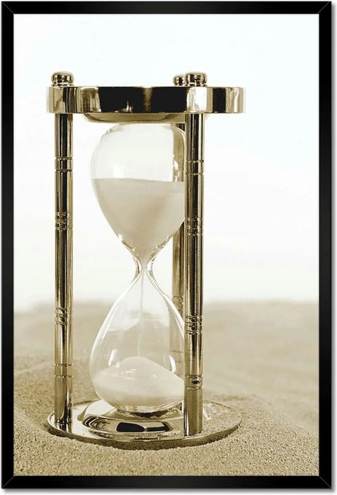Poszterek keretben 40x60 Homokóra Az idő múlása