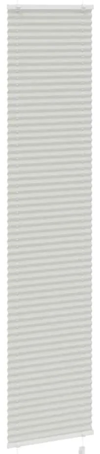 pliszírozott redőny világosszürke 50x200 cm szövetszélesség