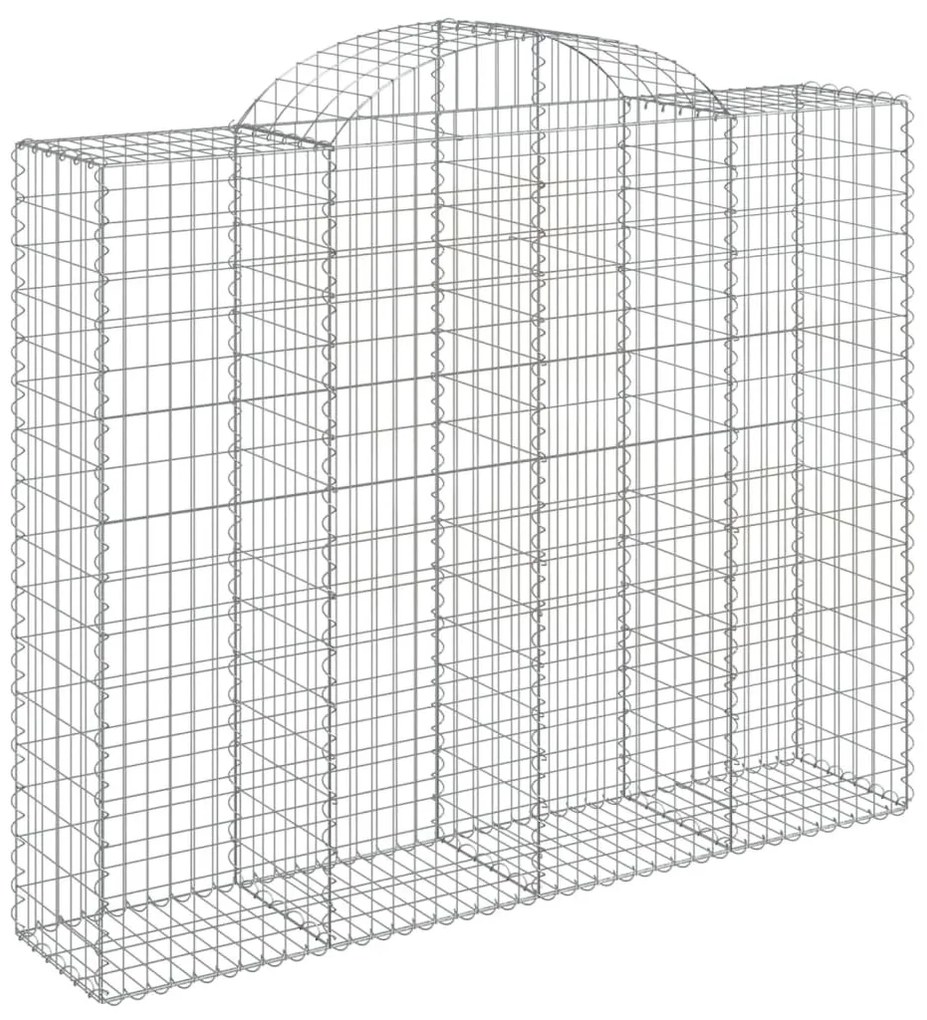 20 db íves horganyzott vas gabion kosár 200x50x160/180 cm