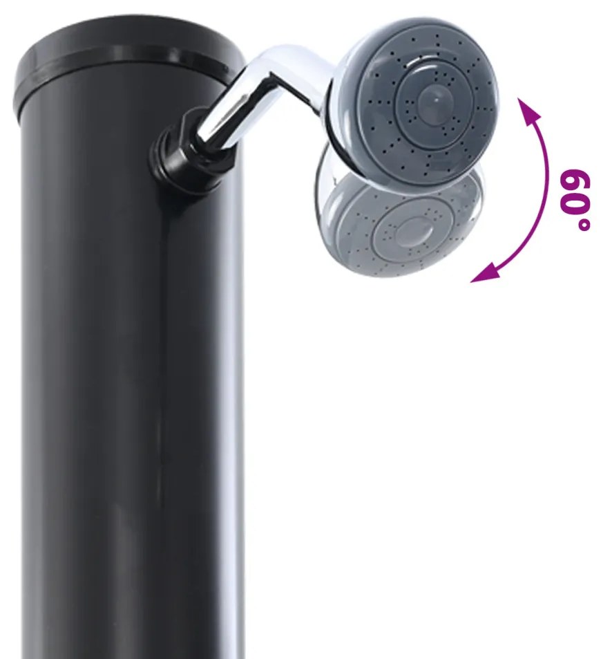 kültéri zuhany csapteleppel 217 cm 20 L