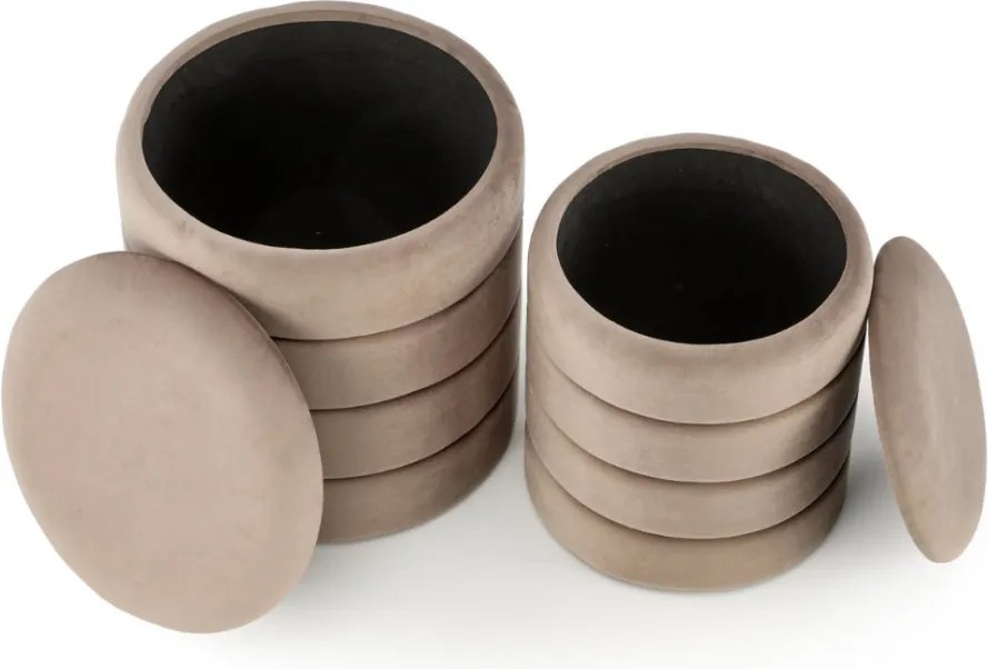 Pacho puff szett bézs