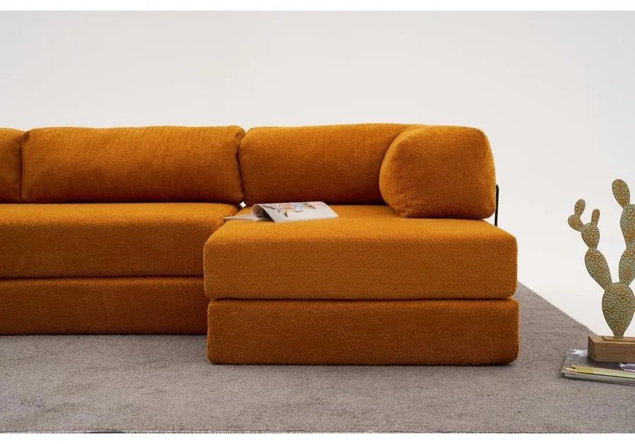 Sarokkanapé Comfort - Narancssárga