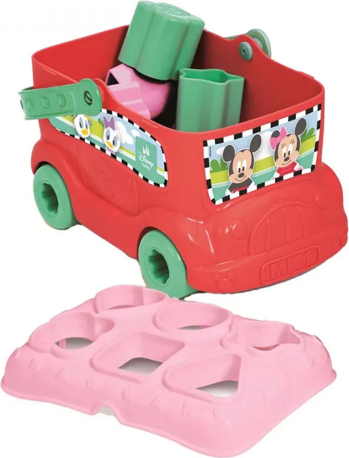 Disney Minnie Red formaválogató busz Clementoni