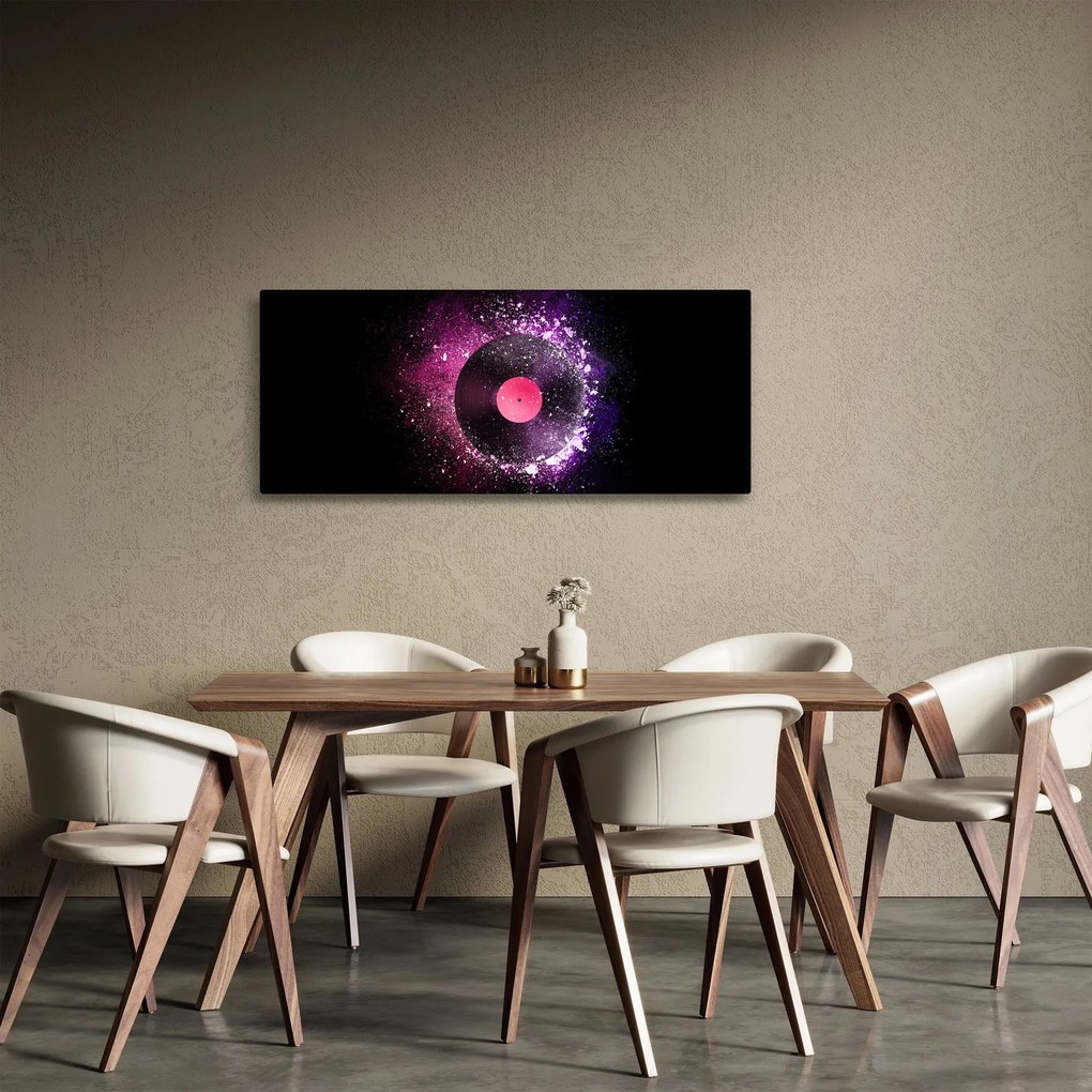 Kép - Vinillemez rózsaszín-lila színben (120x50 cm)