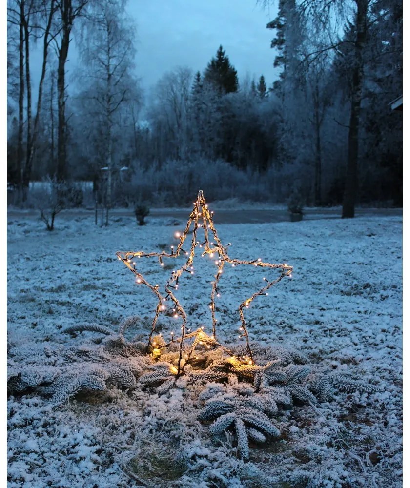 Fekete karácsonyi fénydekoráció Foldy - Star Trading