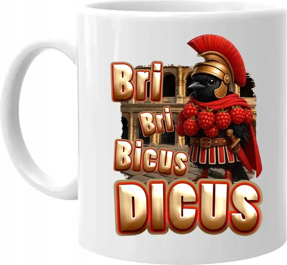 Bri Bri Bicus Dicus madár málnás nyaklánc Italian Brainrot Bögre