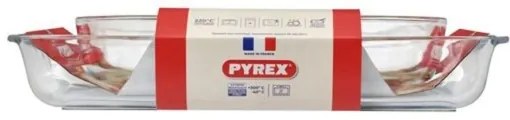 2 db-os PYREX sütőtál szett, 3,7 l és 2,2 l