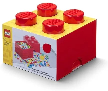 Tároló doboz 4-es, többféle - LEGO Szín: růžová