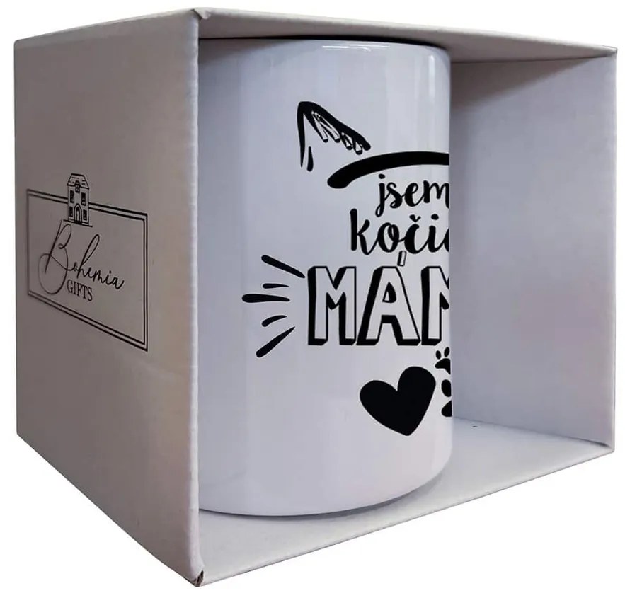 Bohemia Gifts Kerámia bögre - Macska mama vagyok,350 ml