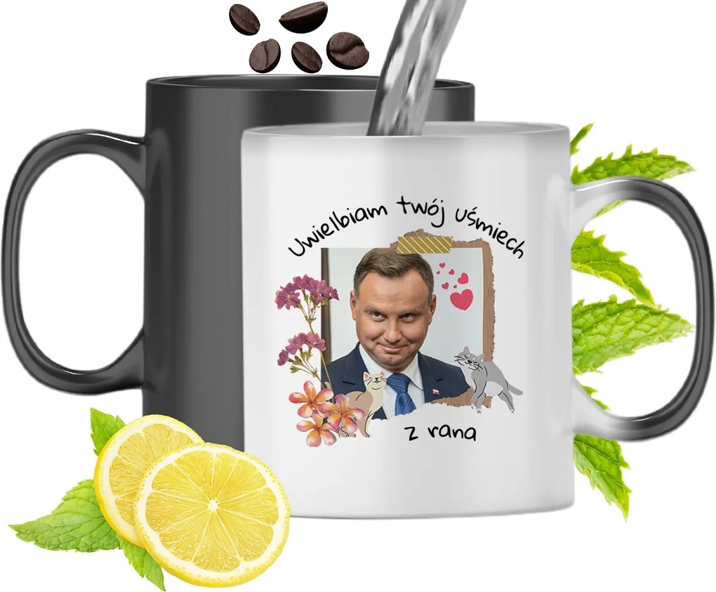 Duda András Színváltó Mágikus Bögre fényképes nyomtatással