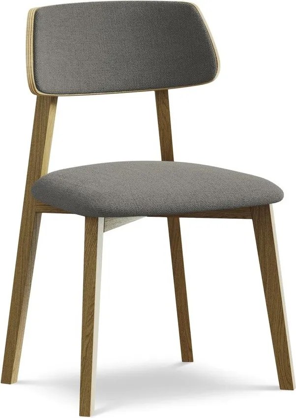 Szürke tömörfa étkezőszék Niu – Makamii