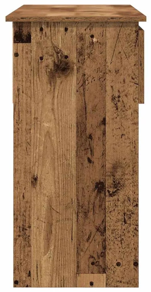 antik fa konzolasztal fiókokkal 85,5x38,5x74,5 cm