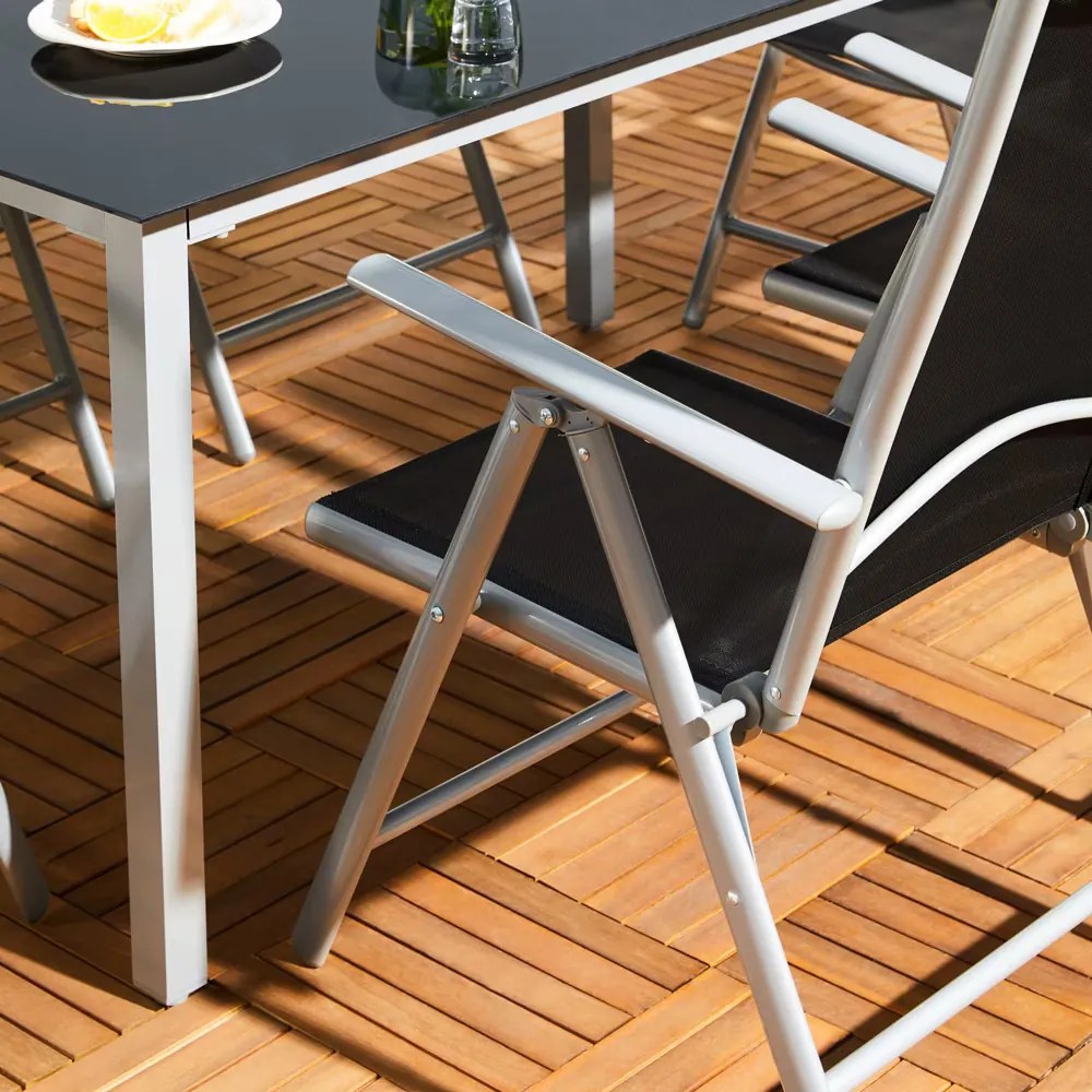 Deuba Alumínium garnitúra Alu 1+6 - ezüst