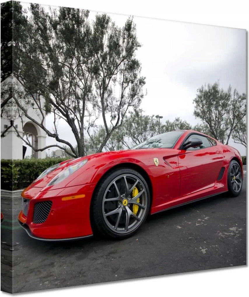 Vászonkép 20x20 Piros Ferrari autó