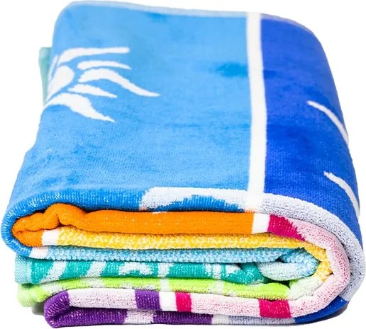 STROMBOLI Strandtörölköző szivárvány 165x90cm