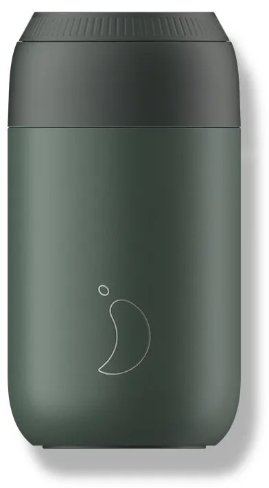 Termobögre Chilly's Bottles - erdőzöld 340ml, Series 2 kiadás