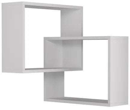 Sarki fali polc RING 68x68 cm fehér